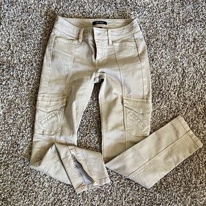 Tan Cargo Pants with Pockets